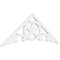Ekena Millwork Pitch Austin Architectural Grade PVC Gable Pediment, 48"W x 18"H x 1"P (9/12) GPP048X018X100AUS - alternate 1